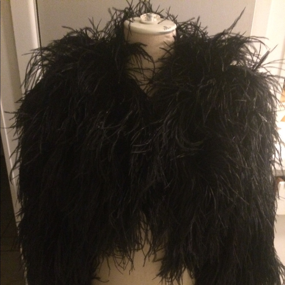 Ostrich Feather Ralph Lauren jacket